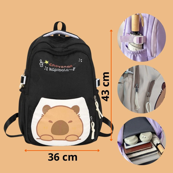 Mochila  Capibara Carpincho🐻