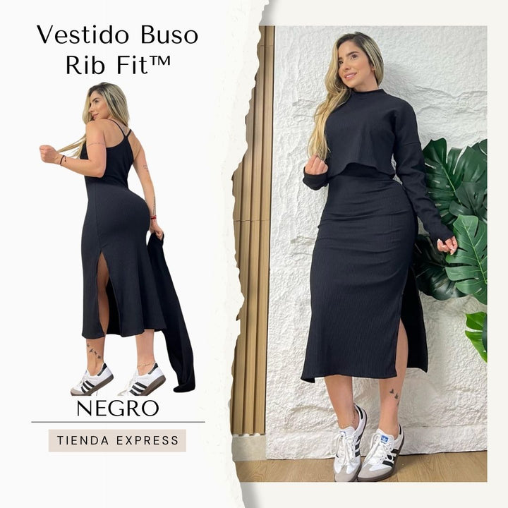 Set Vestido Buso Rib Fit™ 🌸