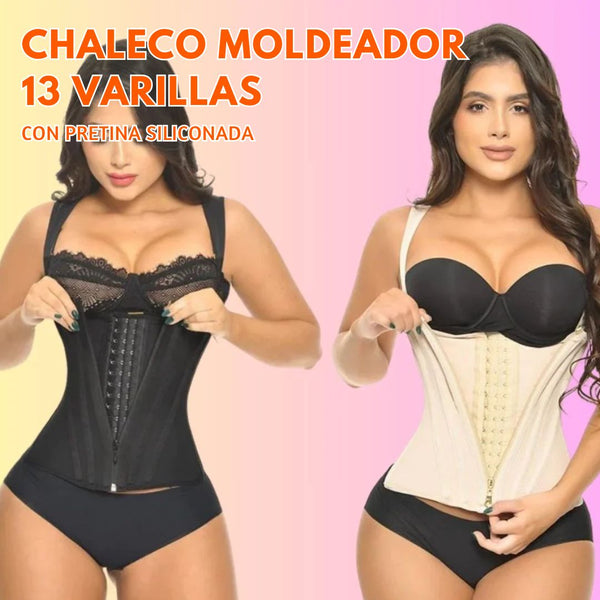 ¡chaleco moldeador 13 varillas! 👗✨