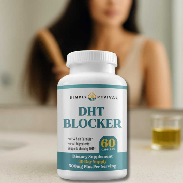 DHT Blocker Anticaída Premium – Cabello Fuerte y Abundante 🧔🏻‍♂️
