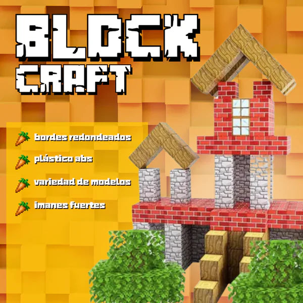 Block Craft™ - Bloques Magnéticos 75 Piezas😄✨