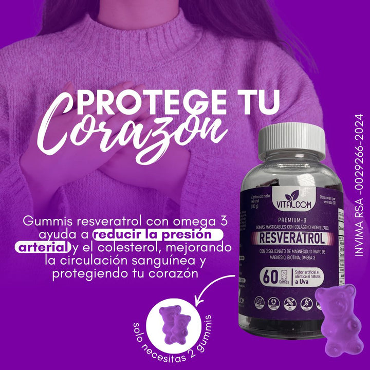 Gomitas Resveratrol Premium-B