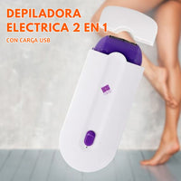 Depiladora Electrica 2 en 1