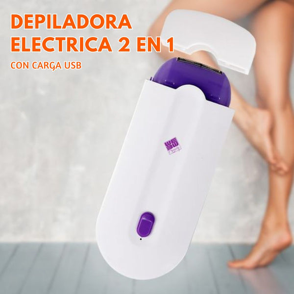 Depiladora Electrica 2 en 1