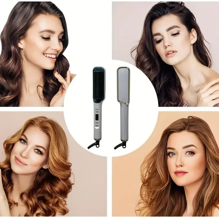 HairMaster Pro 2 en 1™ - Liso Radiante & Sin Frizz en Minutos ✨