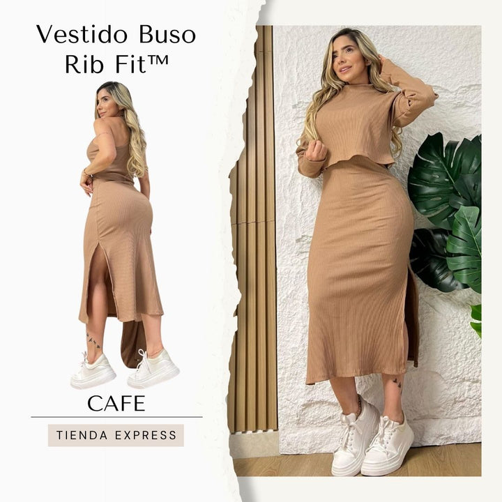 Set Vestido Buso Rib Fit™ 🌸