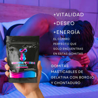 Shilajit + Rhino + Choco + Vi King – Energía, Potencia y Sabor en Cada Goma 💪🔥