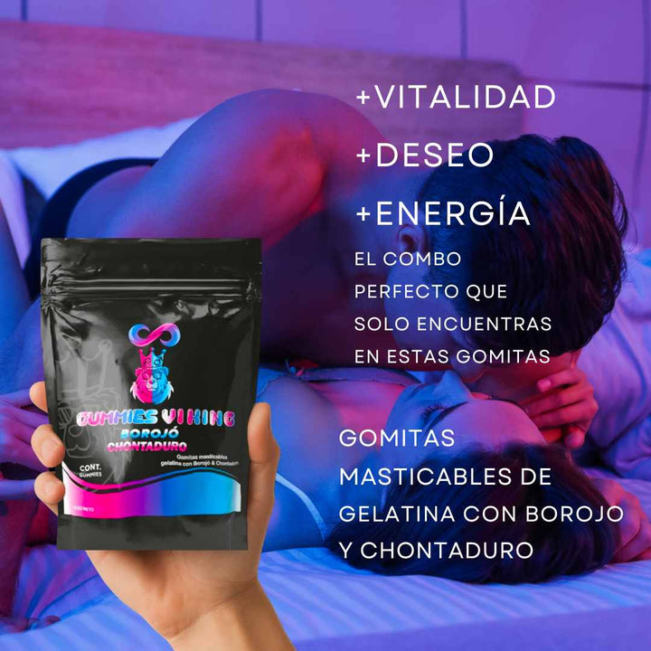 Shilajit + Rhino + Choco + Vi King – Energía, Potencia y Sabor en Cada Goma 💪🔥