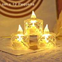 Velas Led Crystal x 12 y 24