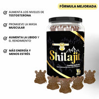 Shilajit + Rhino + Choco + Vi King – Energía, Potencia y Sabor en Cada Goma 💪🔥