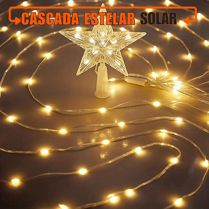 Cascada Estelar solar 2,20 metros🎄🌞