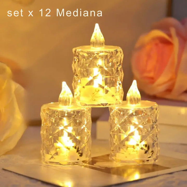 Velas Led Crystal x 12 y 24