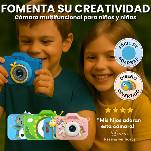 Cámara infantil - Explora, juega y captura🌈📸