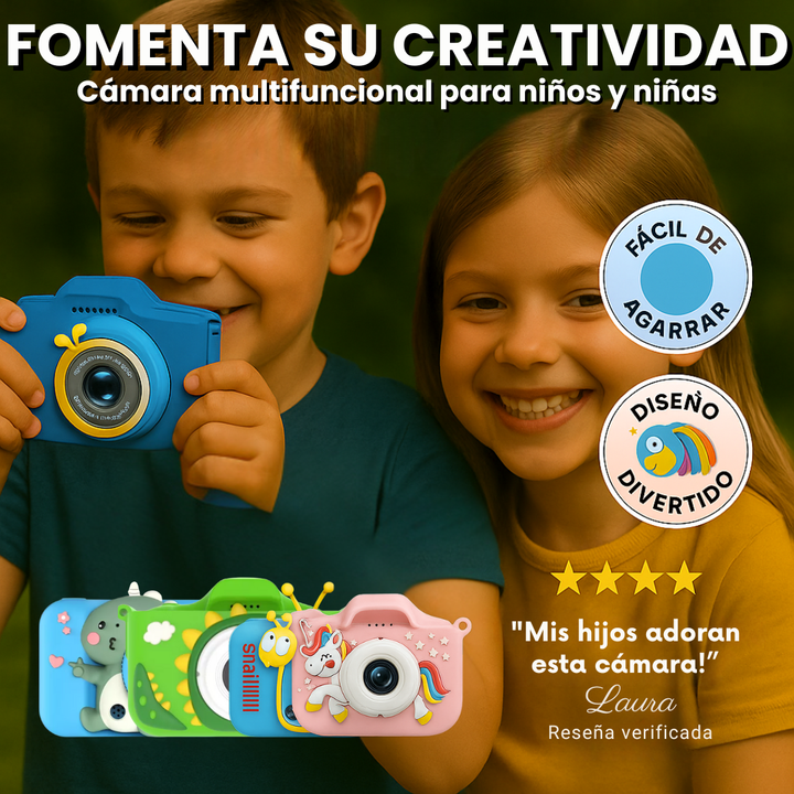 Cámara infantil - Explora, juega y captura🌈📸