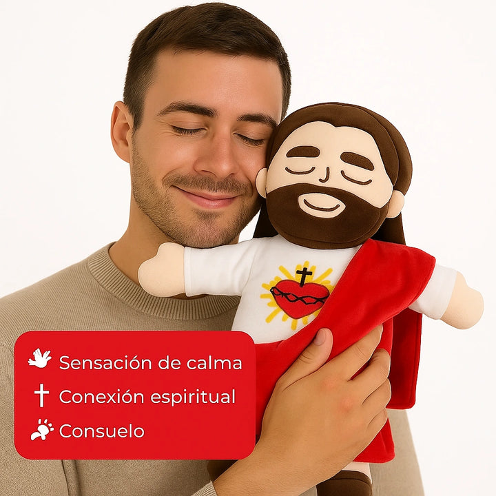 PELUCHE DE JESUS QUE RESPIRA - FUENTE DE PAZ Y REFUGIO❤️‍🩹🙏