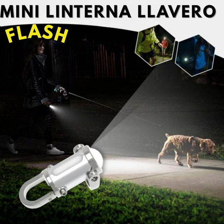 MiniFlash® - Linterna Multifuncional 3 en 1 (Llavero+ Linterna+ PowerBank)💯🔦