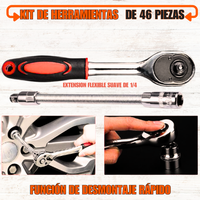 KIT DE HERRAMIENTAS DE 46 PIEZAS 🛠️