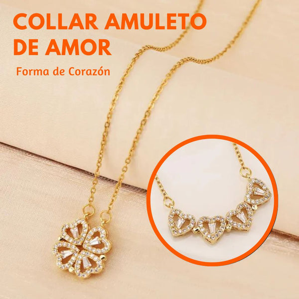 Collar Corazon Amuleto de Amor