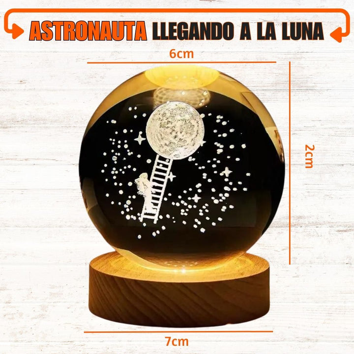 Esfera Astronauta llegando a la luna