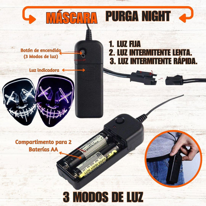 Máscara Purga Night™ 🎃