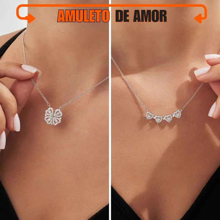 Collar Corazon Amuleto de Amor