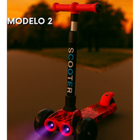 SCOOTER MÁGICO (vapor, luces LED y Bluetooth