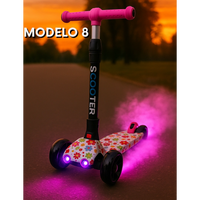 SCOOTER MÁGICO (vapor, luces LED y Bluetooth