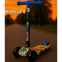 SCOOTER MÁGICO (vapor, luces LED y Bluetooth