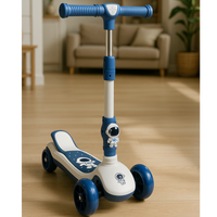 Scooter 3 en 1 (PATINETA + MONOPATIN + SILLA )  + luces en sus ruedas🛴😊