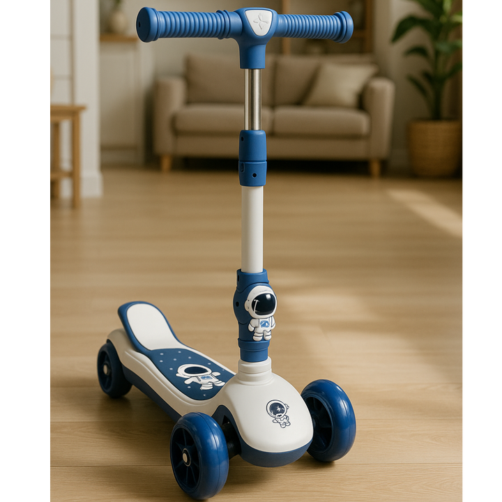 Scooter 3 en 1 (PATINETA + MONOPATIN + SILLA )  + luces en sus ruedas🛴😊