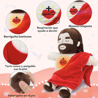 PELUCHE DE JESUS QUE RESPIRA - FUENTE DE PAZ Y REFUGIO❤️‍🩹🙏