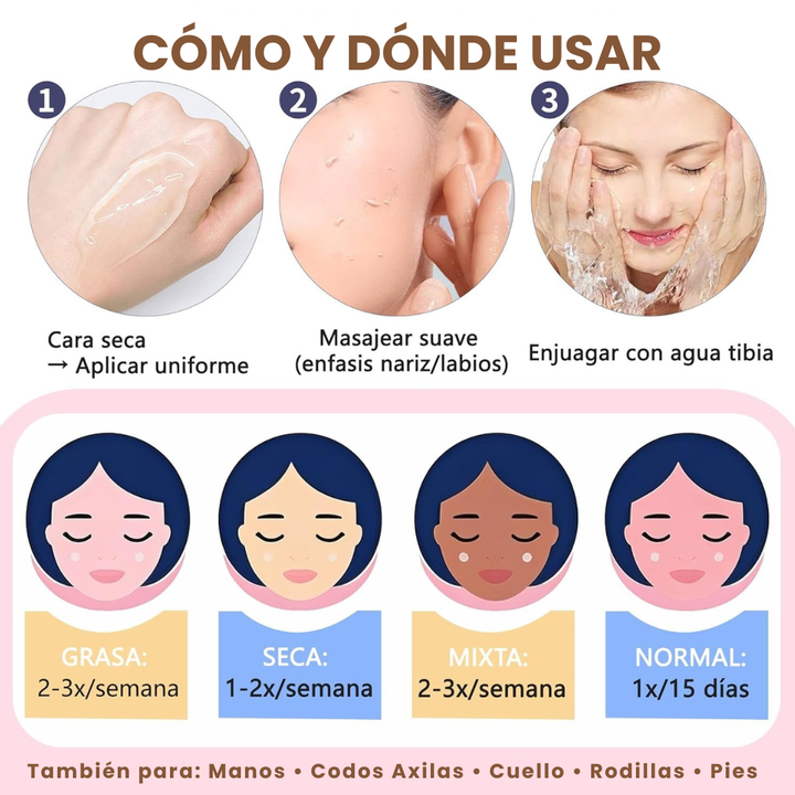 GEL QUARXERY EXFOLIANTE ACLARADOR💫✨