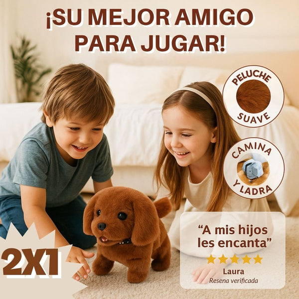 PELUCHE PERRITO CAMINANTE (🎁2X1) - El compañero ideal para su infancia🐶😃